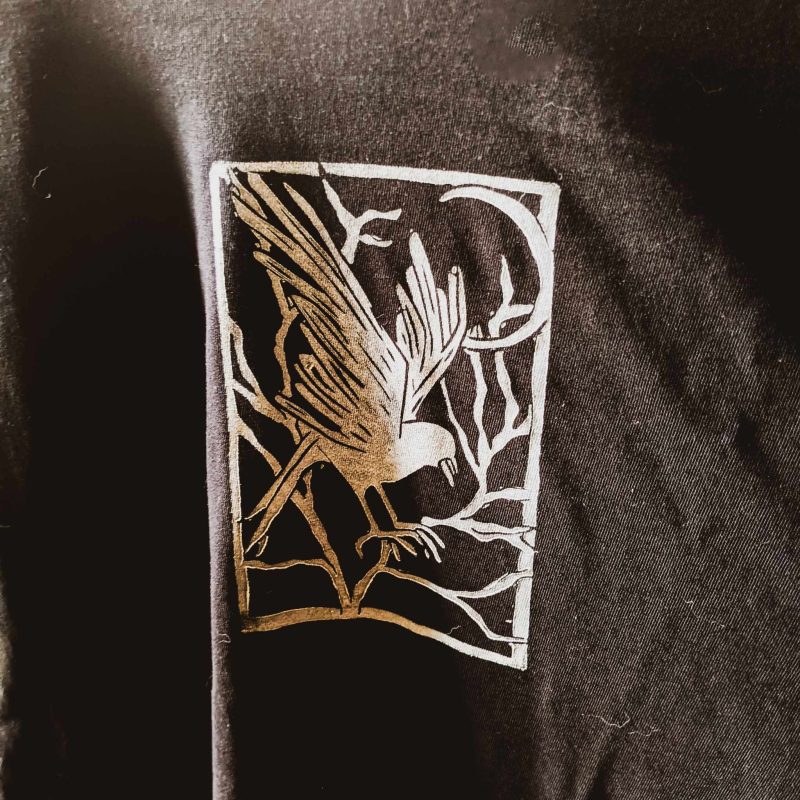 « Corbeau » T-Shirt Linogravure – Image 2