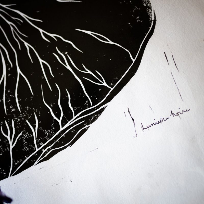 La danseuse lionne - Linogravure – Image 2
