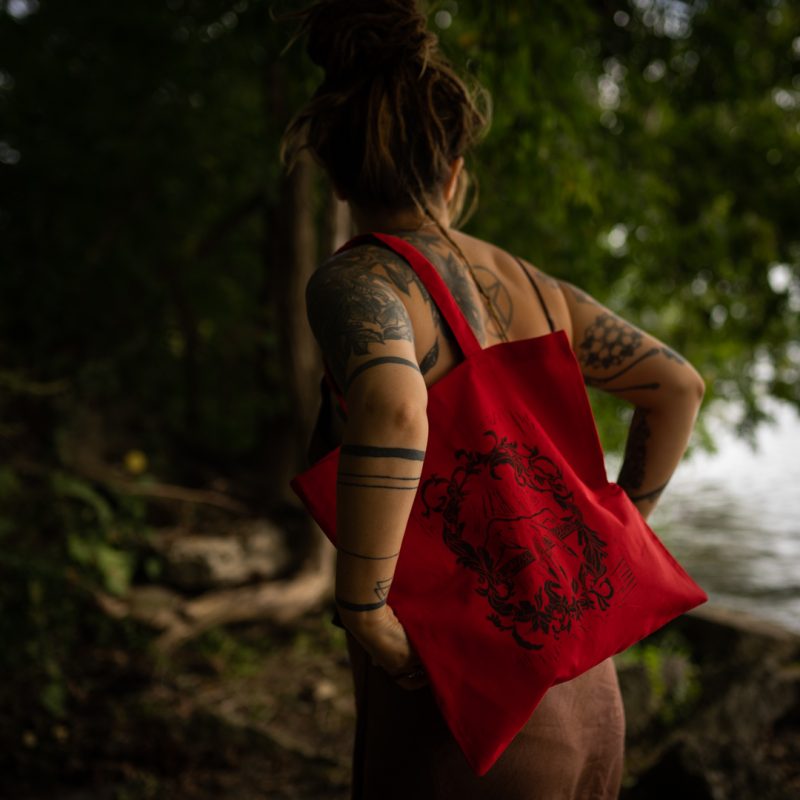 Sac réutilisable «Rouge comme le sang» – Image 2