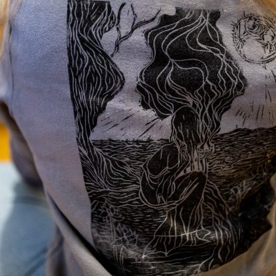 Coton ouaté gris « La sorcière de l'eau »