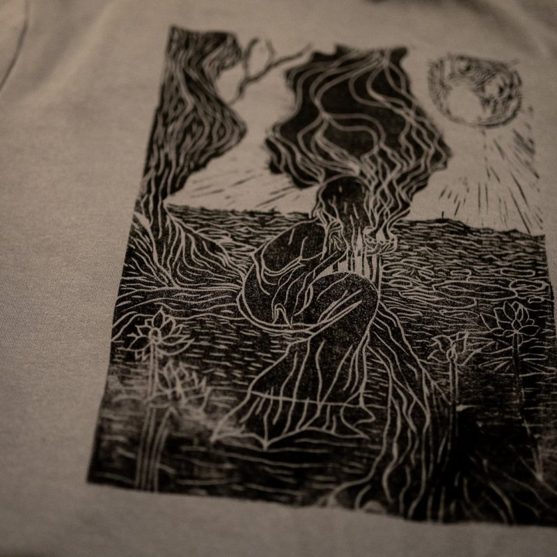 Coton ouaté gris « La sorcière de l'eau » – Image 4