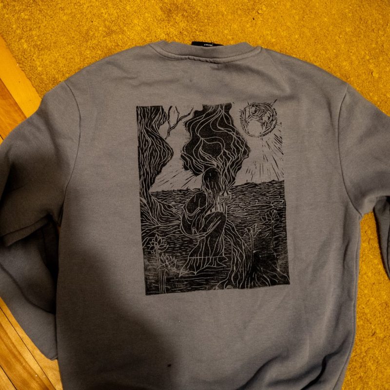 Coton ouaté gris « La sorcière de l'eau » – Image 7