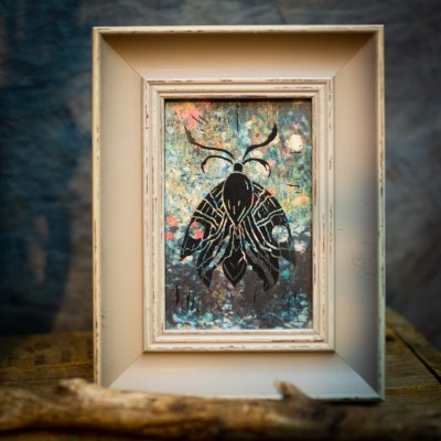Papillon de nuit à l'impressionisme