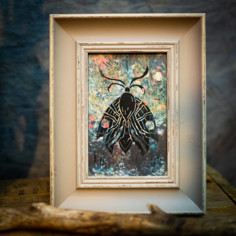 Papillon de nuit à l'impressionisme