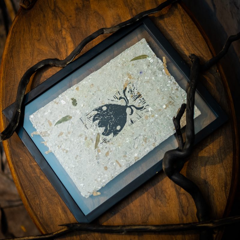 Papillon de nuit - Impression Linogravure – Image 4