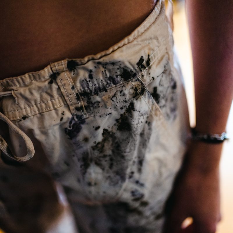 Pantalon capri «Imprimé de roses» – Image 6