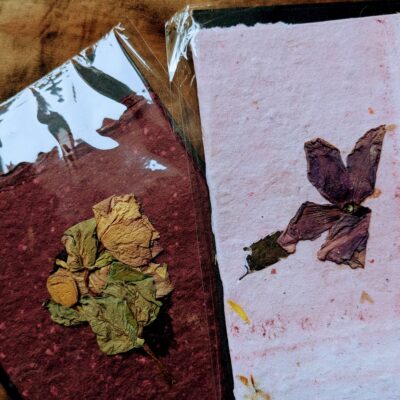 Carte de Noël sur papier artisanal