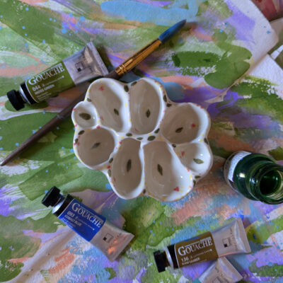"Little Leaves" Paint Palette