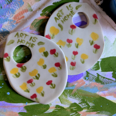 Palette de peinture «Art is Home»
